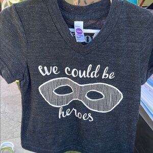 American Apparel Kids Gray Graphic Tee